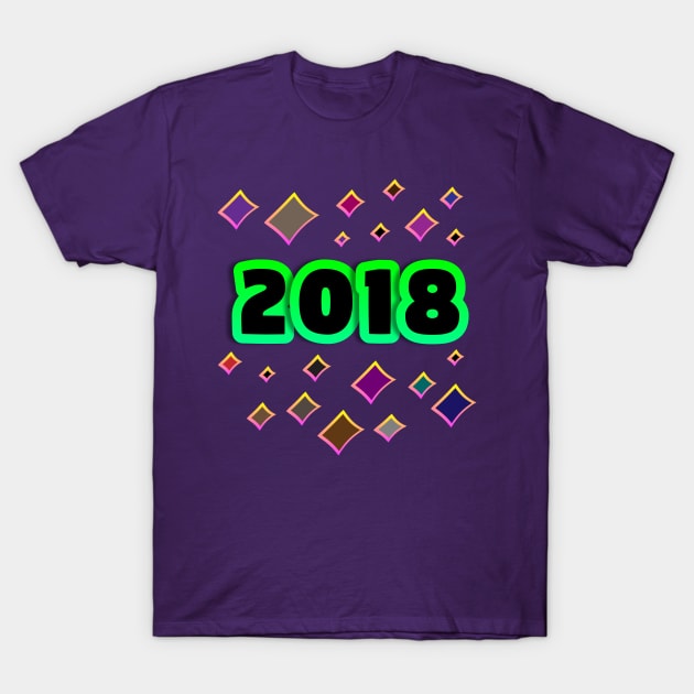 Colorful 2018 T-Shirt by dblaiya